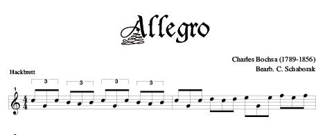 Allegro von Charles Bochsa (HB206)