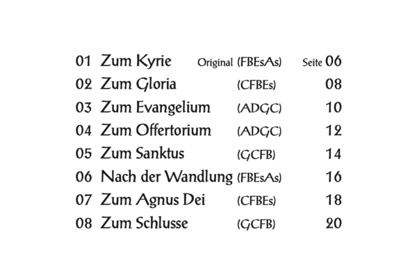 CD zur Deutschen Messe (CD063) Franz Schubert